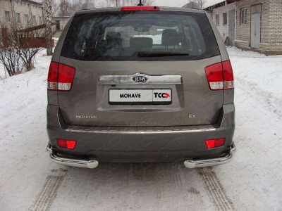 Рамка номерного знака Kia Mohave (комплект) ТСС для 2008-2016