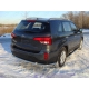 Защита заднего бампера уголки 60 мм ТСС для Kia Sorento 2012-2020