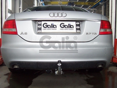 Фаркоп оцинкованный Galia шар A на седан и универсал для Audi A6 2004-2010