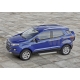 Пороги алюминиевые Rival Silver New для Ford Ecosport 2014-2018